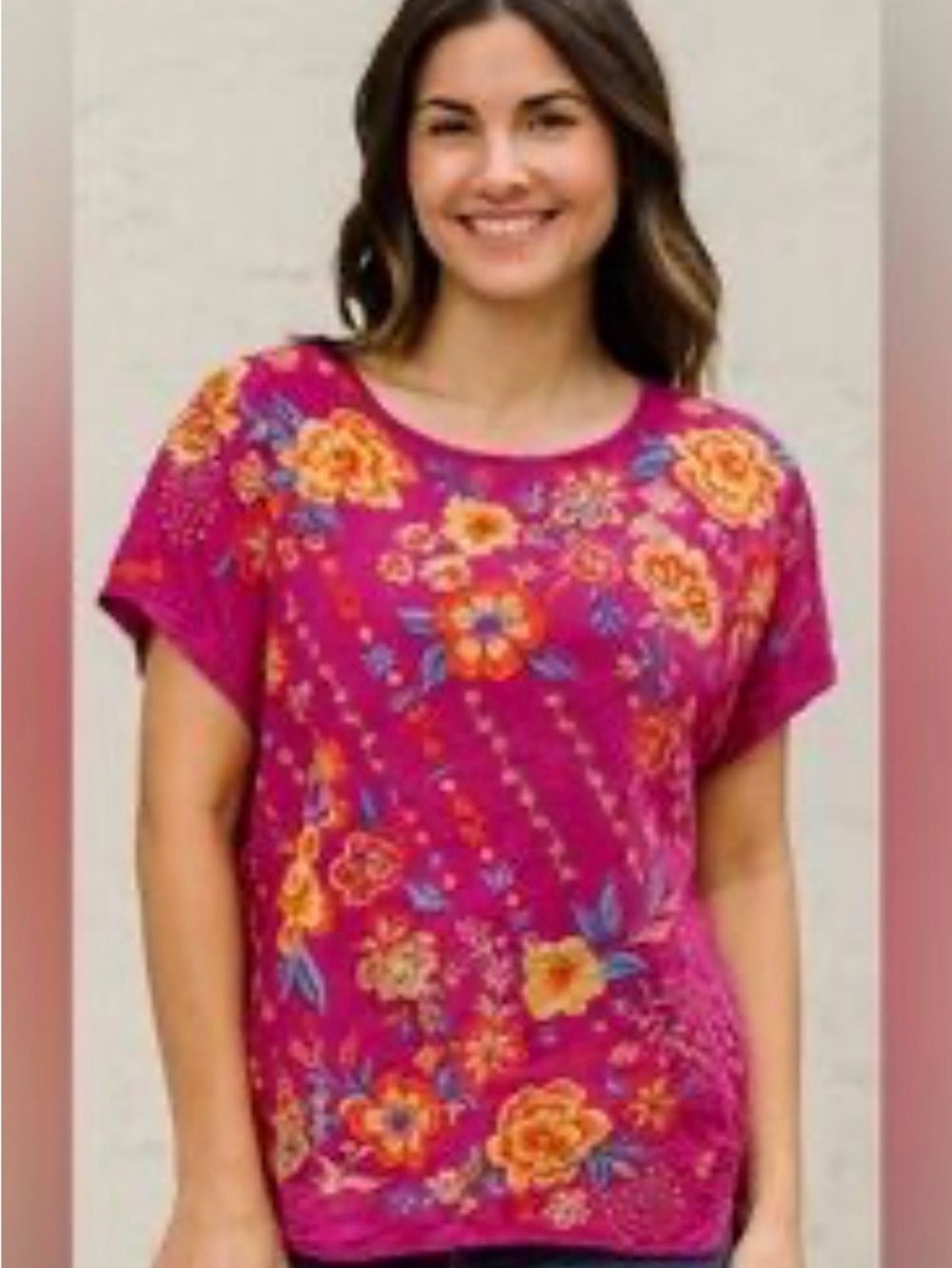 Savanna Jane Embroidered Floral Top